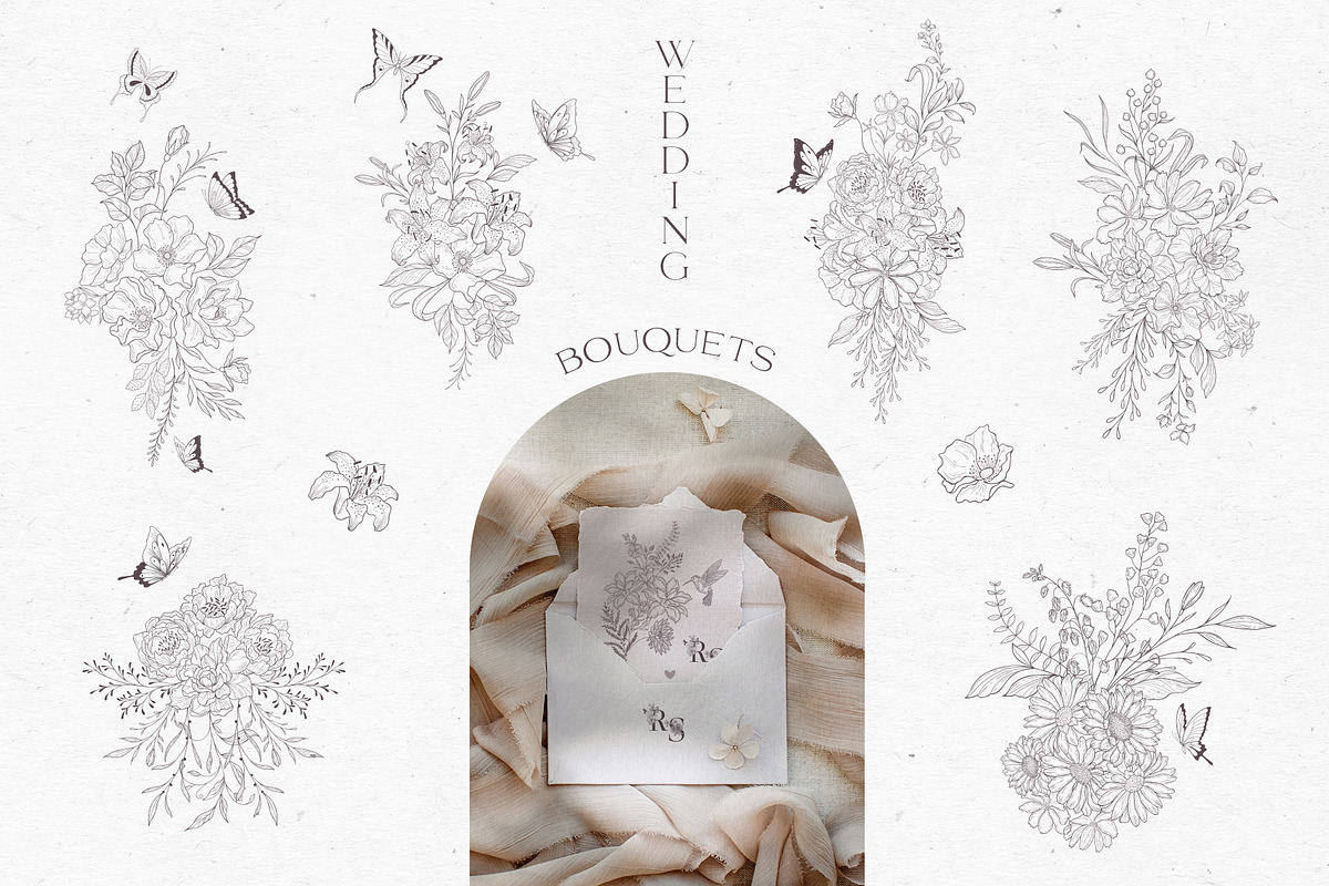 Delicate Wedding Design., a Decorative Illustration by Designwork (Photo 2 of 16)