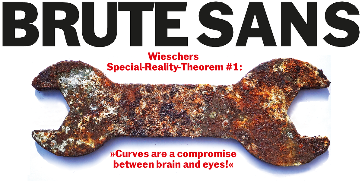 Brute Sans, a Sans Serif Font by Wiescher-Design (Photo 1 of 7)