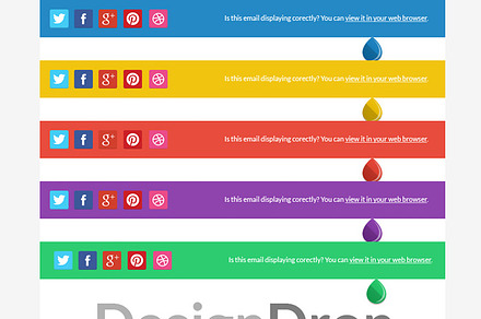 Flat Newsletter Template