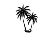 Tropical Palm Tree Silhouette Bundle, an Illustration by Amazin_art (Thumbnail 2 of 21)