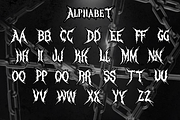SURVIVOR METAL FONT, a Blackletter Font by dansdesign (Thumbnail 4 of 7)