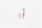Tulip Line Art Sketch Clipart Set, a Decorative Illustration by LiiaLonn Studio (Thumbnail 5 of 5)