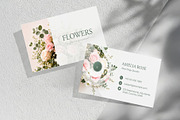 Florist Business Card Template, a Business Card Template by WheelieMonkey (Thumbnail 1 of 2)