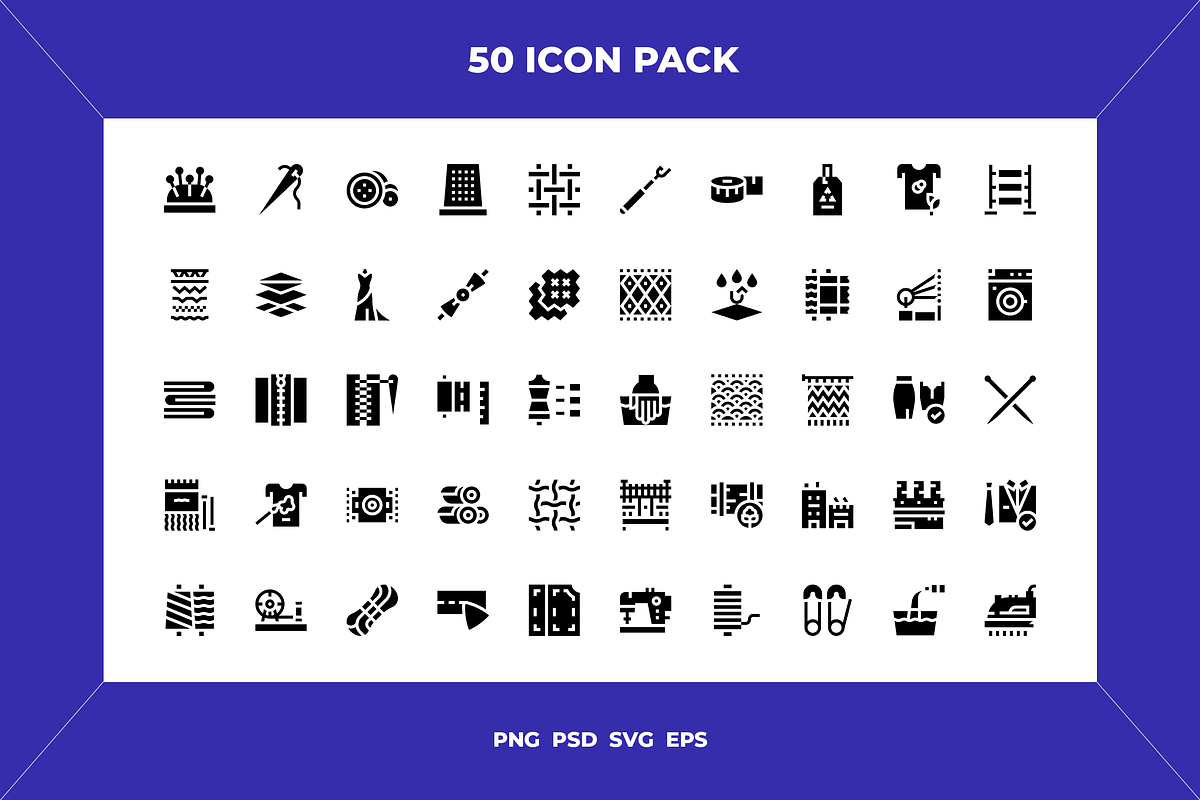Textile icons, an Outline Icon by Wencory (Photo 1 of 2)