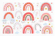 Hand Drawn Rainbows Illustration, a Decorative Illustration by Diana Kovach (Thumbnail 2 of 5)