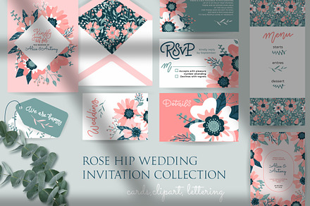 Wild rose wedding collection