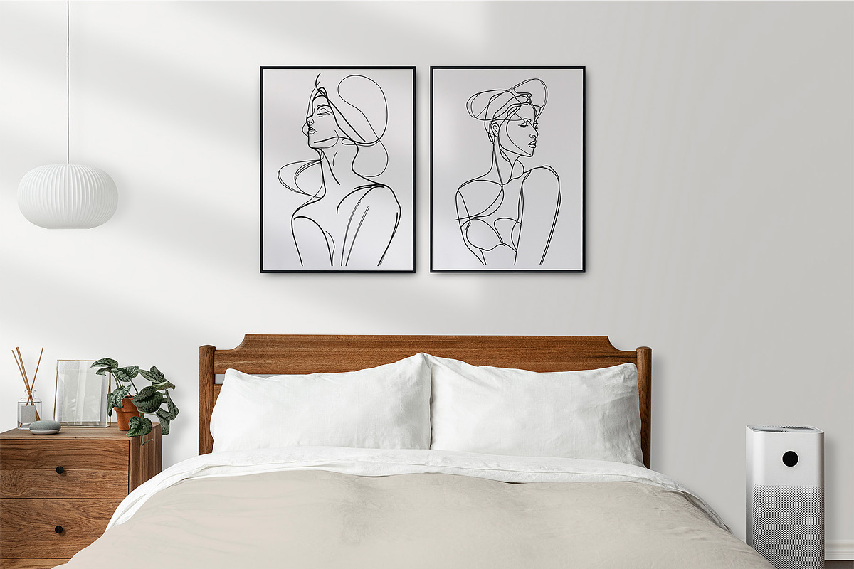 One Line Woman Flower Illustration, a Person Illustration by Vibrand Studio (Photo 7 of 11)