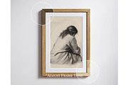 Wooden frame mockup close up, a Household Mockup by Artjafara (Thumbnail 4 of 7)