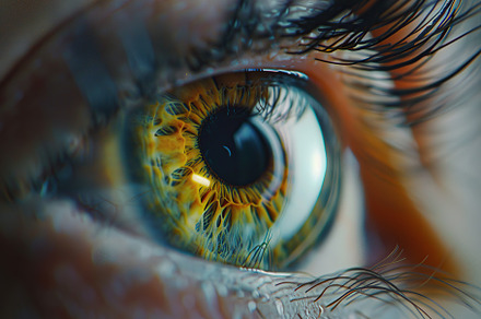 Beautiful macro photo of human eye, a Person Photo by AlyaAnd