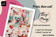 Sassy Goose Valentine Print Set Card, a Card Template by Digital Art Mahdiseño (Thumbnail 8 of 11)