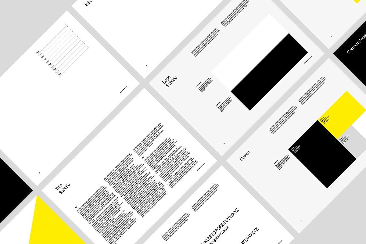 Brand Guidelines Grid System, a Presentation Template by Stephen Kelman (Photo 1 of 7)