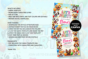Dog Birthday Invitation Template, an Invitation Template by M9 Design (Thumbnail 4 of 4)