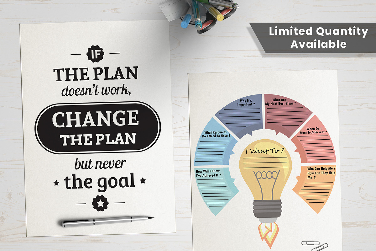 Goal Vision Board, Dream Planner, a Templates & Theme by Wow Designs (Photo 8 of 9)