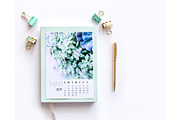 Mint Notebook Mockup, a Print Template by SunnyTangerine Stock (Thumbnail 4 of 6)
