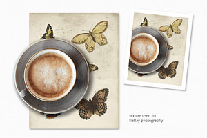 Vintage Butterflies Textures