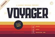 Voyager Typeface, a Handwriting Font by ochaya designs