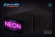 Real Neon Photoshop Effect, a Brushes & More by Andrew Skoch Design (Thumbnail 8 of 8)
