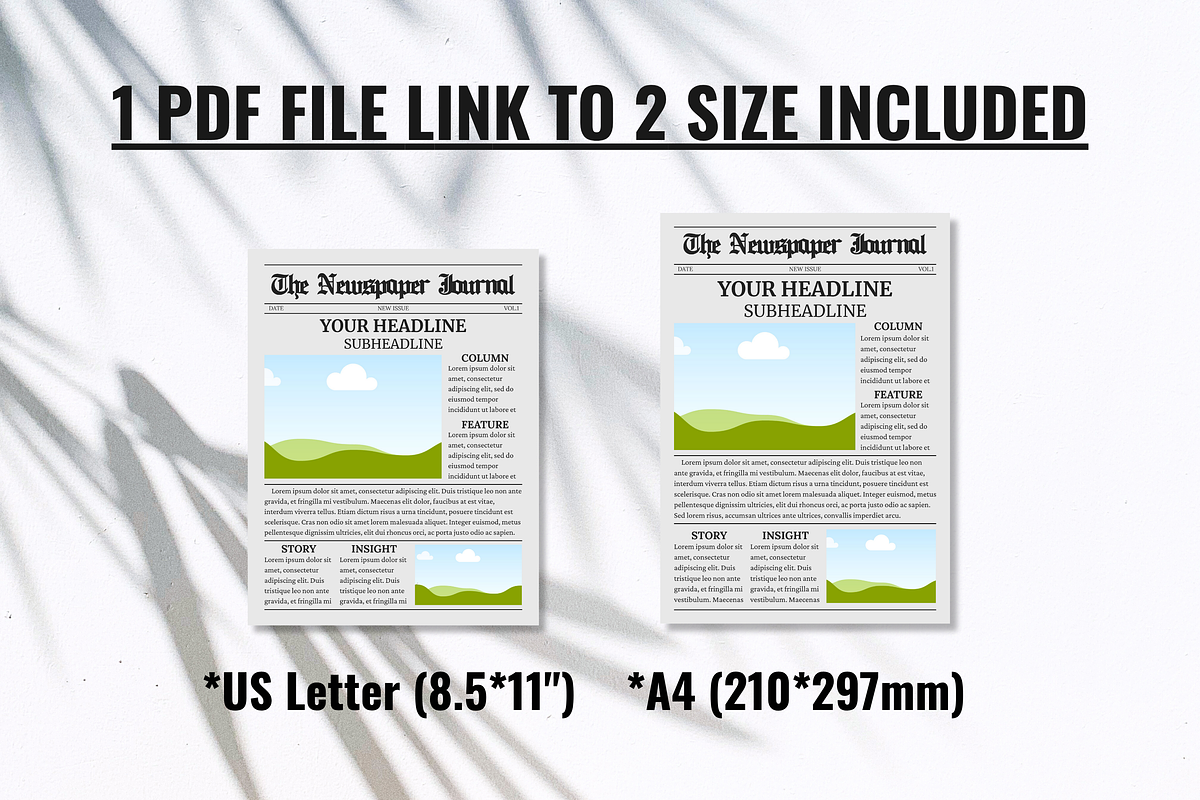 Front Page Newspaper Template, a Magazine Template by ZoloDesignHub (Photo 2 of 7)