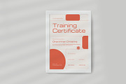 Modern Skill Training Certificate, a Stationery Template by Neermana (Thumbnail 4 of 4)