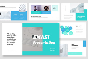 Enasi : Creative Biz Google Slides, a Presentation Template by Punkl Camp
