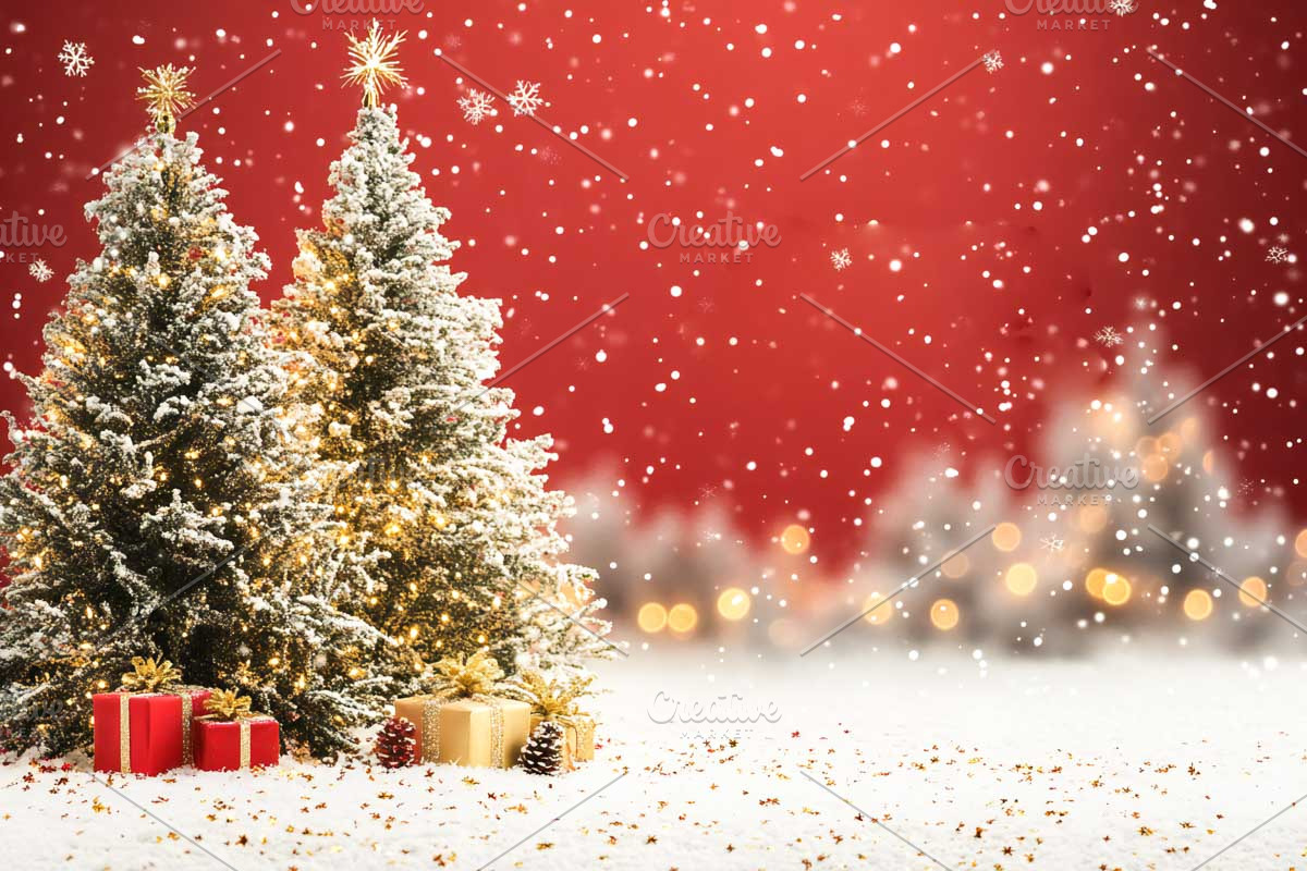 Merry Christmas Greeting Cards, a Decorative Illustration by VetalStock (Photo 6 of 8)