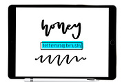 Honey Procreate Lettering Brush, a Brush Add-On by Blue Strawberry Studio (Thumbnail 1 of 6)