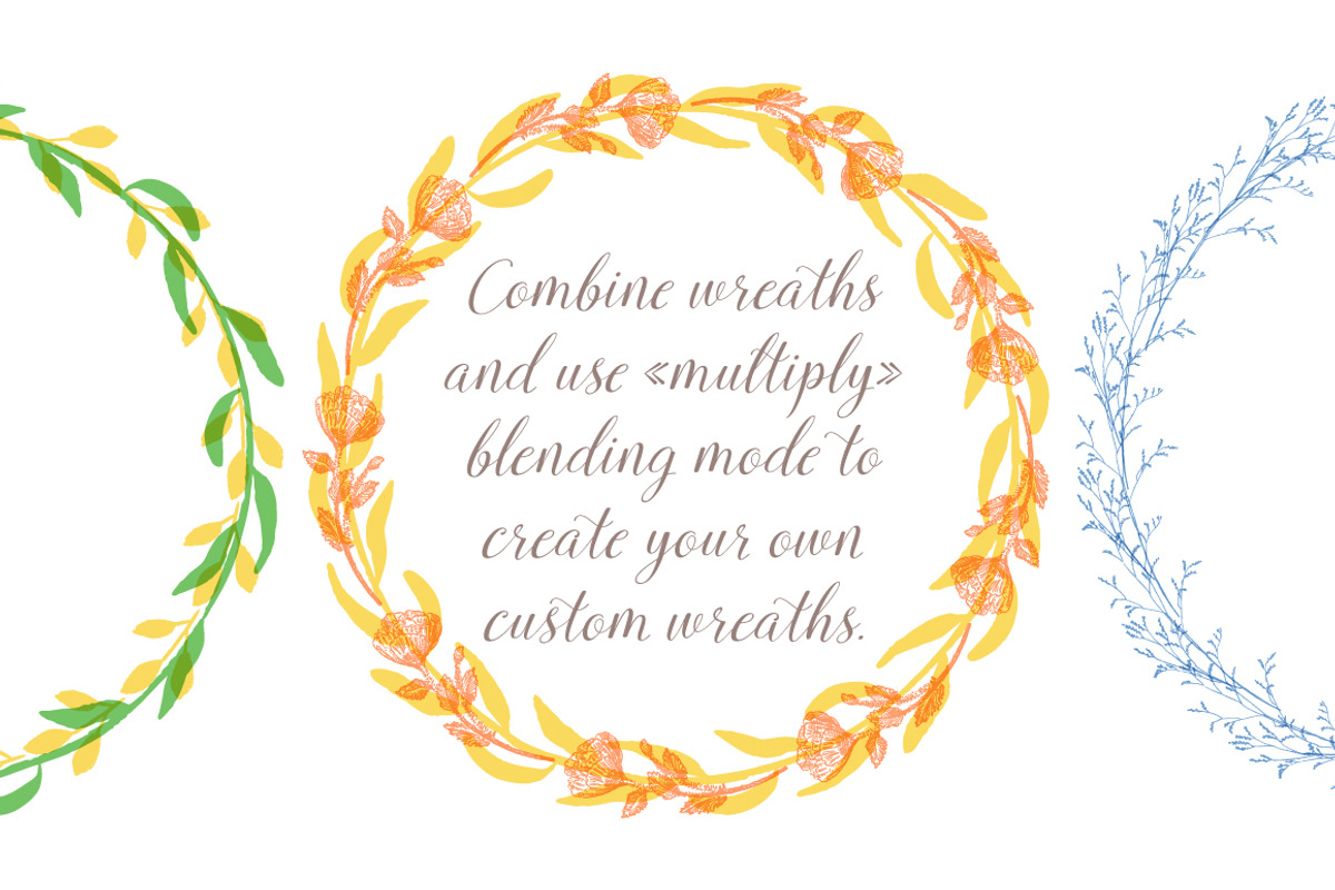 Minimalist botanical wreaths set, an Illustration by Floralis (Photo 4 of 5)
