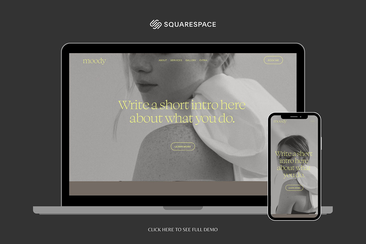 Photography Squarespace 7.1 Website, a Squarespace Template by Mozen Design (Photo 1 of 7)
