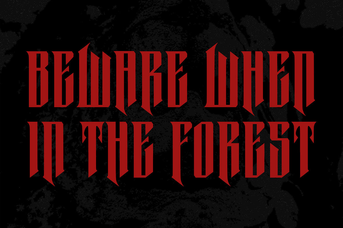 Laruz Lomer Blackletter Display Font, a Blackletter Font by Maulana Creative (Photo 2 of 7)
