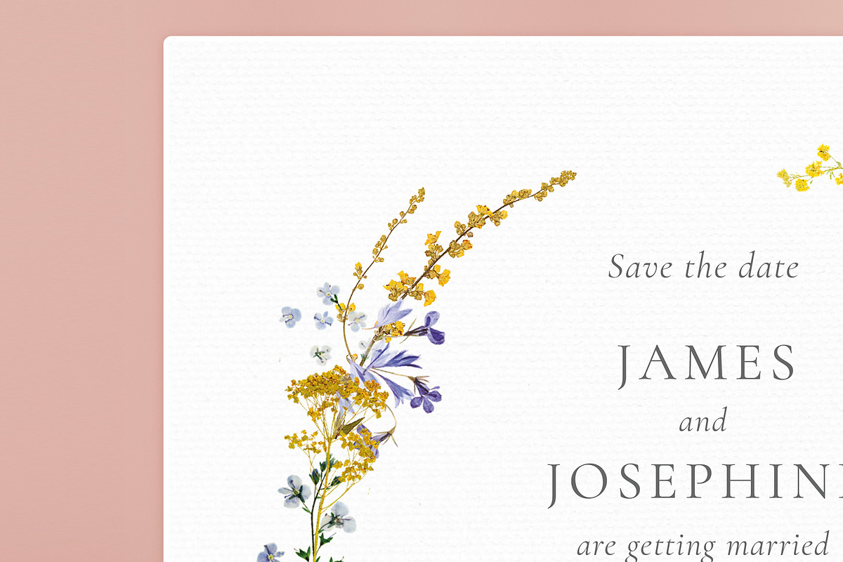 Vintage Floral Wedding Invite Bundle, an Invitation Template by Wedding Whippet (Photo 9 of 10)