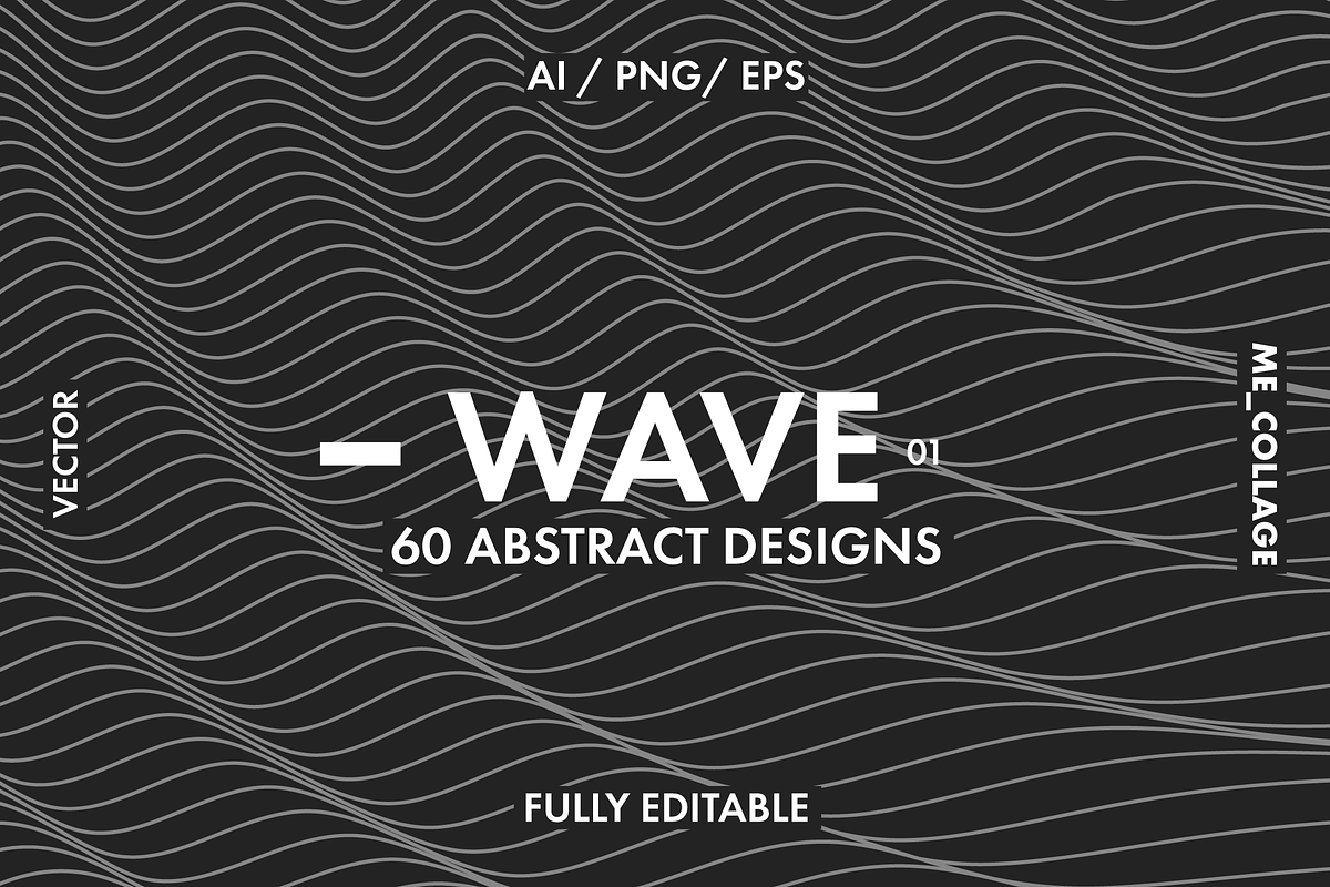 WAVE 01: Flexible Abstract Designs, an Object Graphic by ME_COLLAGE (Photo 1 of 25)