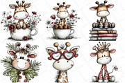 Cute Funny Giraffe - Whimsical Clipa, an Illustration by DreamPrint404 (Thumbnail 5 of 5)