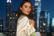 Luxury Night Rooftop Tote Bag Mockup, a Merchandise Mockup by mockeyai (Thumbnail 2 of 3)