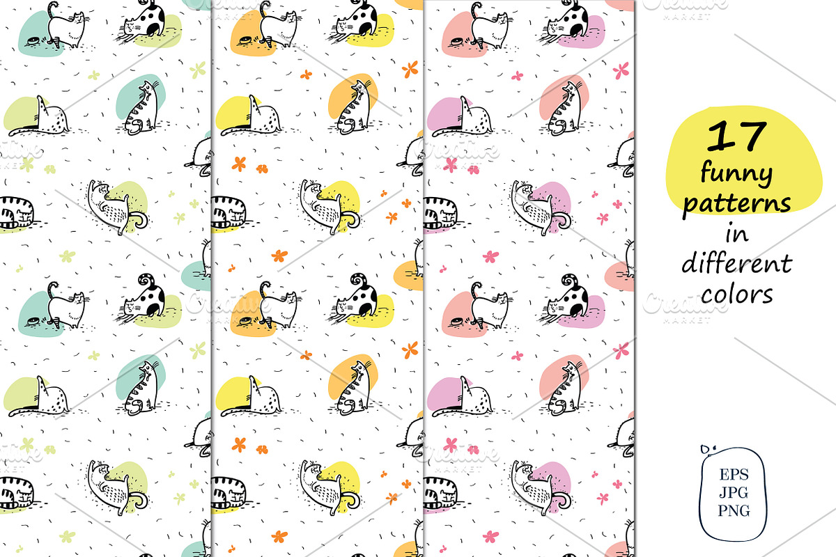 KotoYoga - patterns and prints, an Animal Illustration by Zooza Art (Photo 4 of 6)