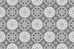 Seamless Pattern Of Gears