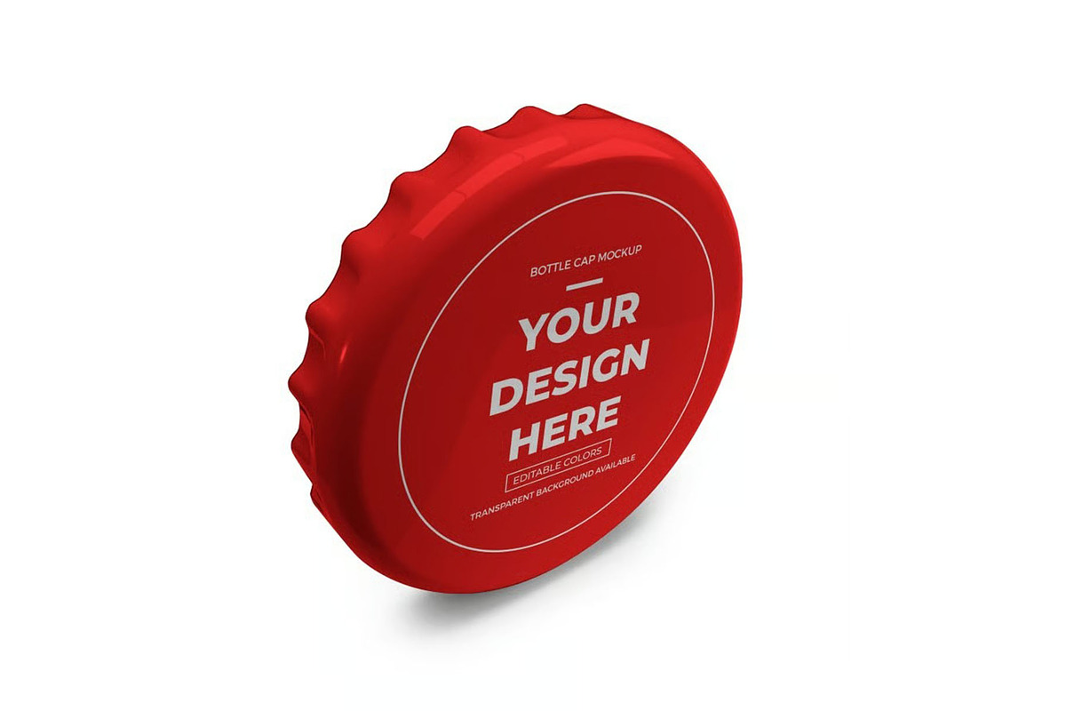 Bottle Cap Mockup Template Set, a Household Mockup by DesignRushMarket (Photo 7 of 10)