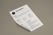 Resume / CV Template, a Resume Template by PixelStudio (Thumbnail 2 of 4)