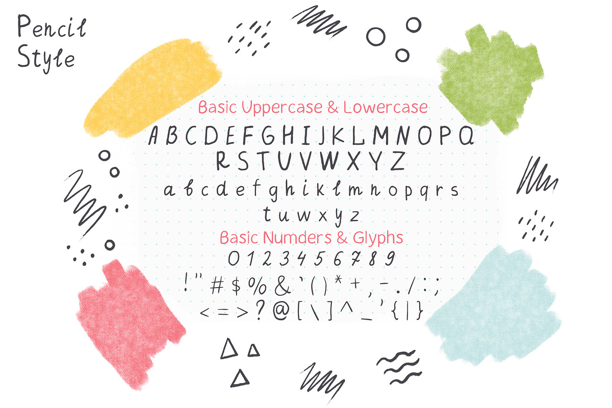 Pencil Pen Handwriting Font, a Script Font by AnkaDrozd (Photo 3 of 6)