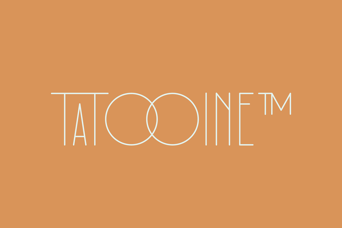 Rothko Modern Art Deco Display Font preview 5