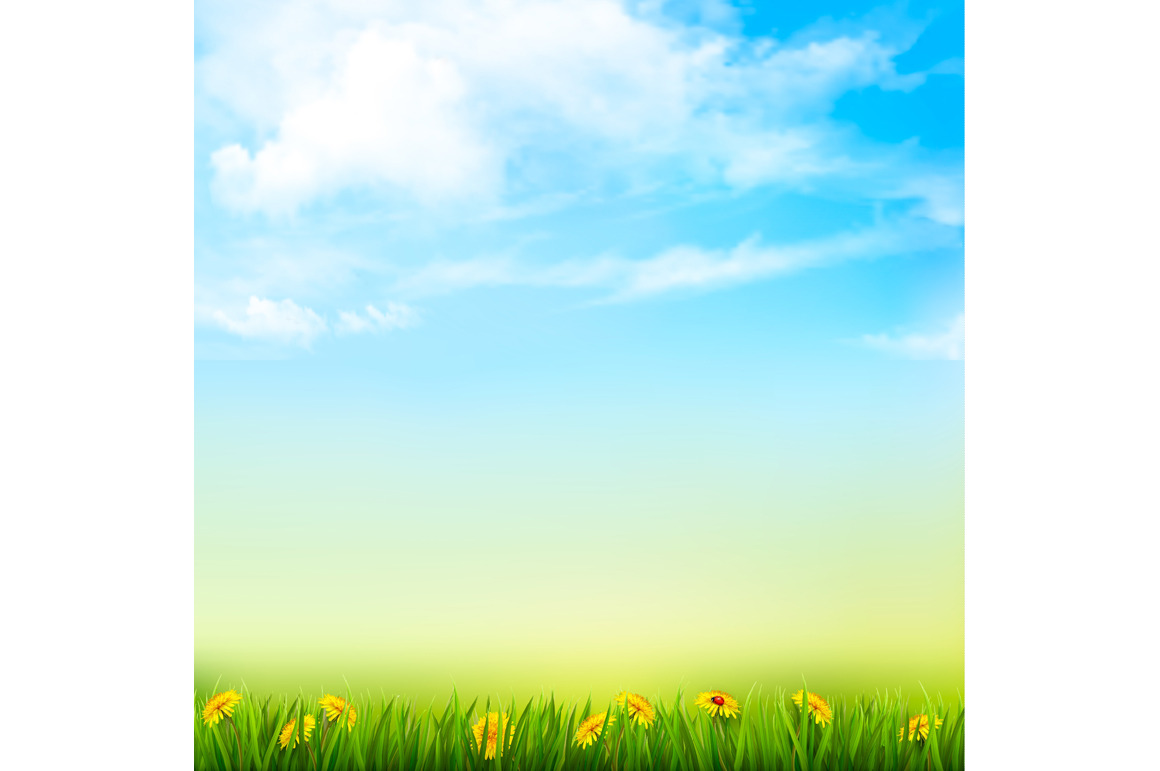 Spring Nature Background, a Texture Illustration by ecco