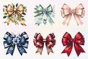Christmas Bow Sublimation Bundle, an Illustration by CreationArt (Thumbnail 2 of 5)