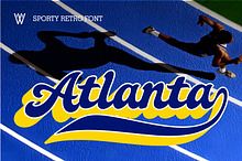 Atlanta - Bold Vintage Sports Font