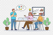 Creative Business Strategy Meeting I, a Work Illustration by Partikusi Design (Thumbnail 3 of 3)