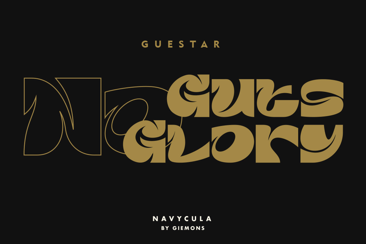 Navycula Font - Twist bold, a Serif Font by giemons™ (Photo 5 of 10)