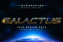 Galactus - SCIFI Font Family