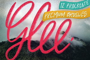 'Glee' Procreate premium brush set