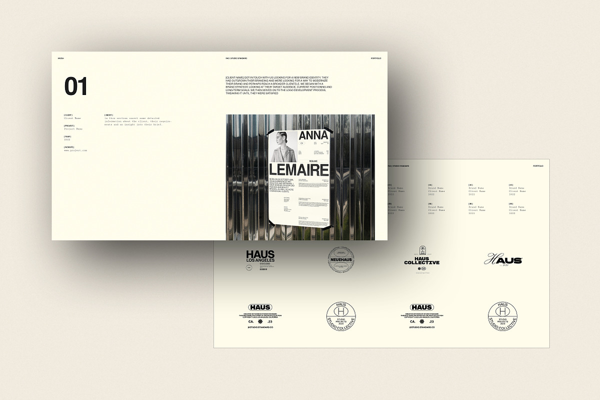 HAUS | Portfolio, a Presentation Template by Studio Standard (Photo 10 of 13)