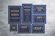 Modern Wedding Invitation Suite, an Invitation Template by The Good Store (Thumbnail 1 of 4)