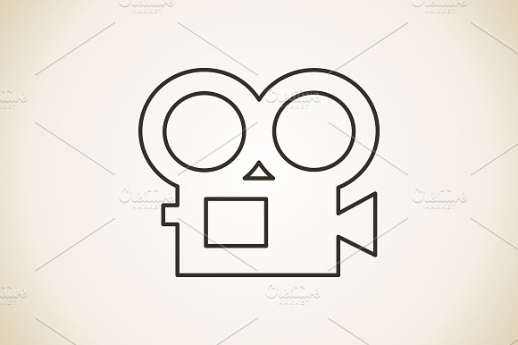 Movie Outline Icon