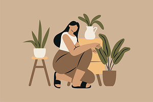 Extrovert And Introvert Illustration